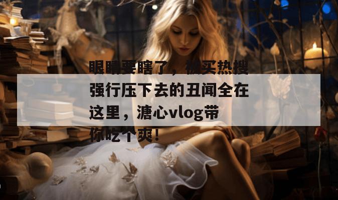 眼睛要瞎了，被买热搜强行压下去的丑闻全在这里，溏心vlog带你吃个爽！