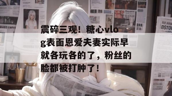 震碎三观！糖心vlog表面恩爱夫妻实际早就各玩各的了，粉丝的脸都被打肿了！